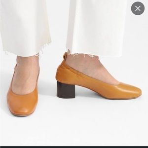 Everlane The Day Heel in Honey